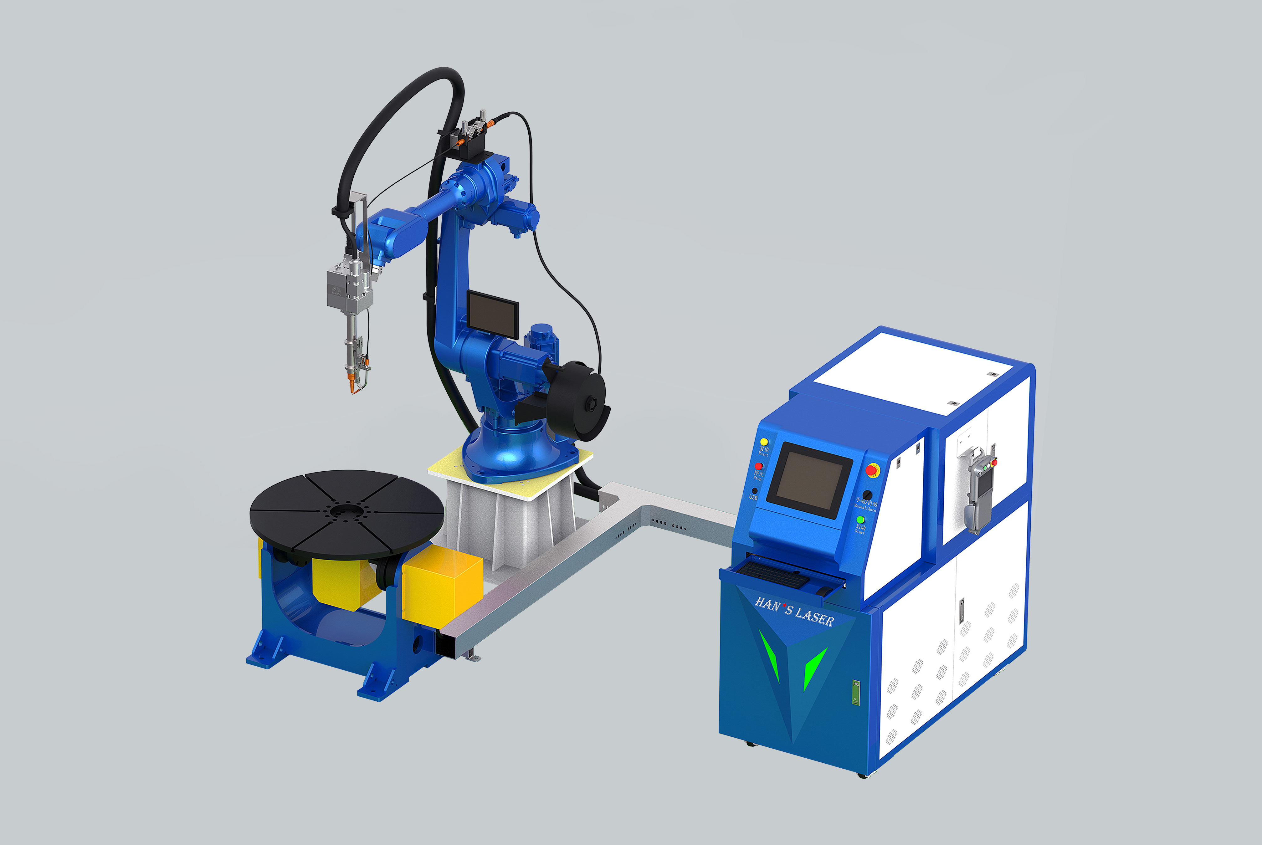 機器人激光焊接標準工作站